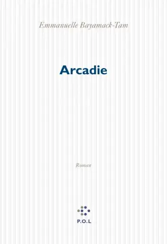 Arcadie, couverture.