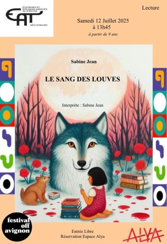 loup - petite fille - Festival Off Avignon- Alya - EAT Méditerranée- Sabine Jean