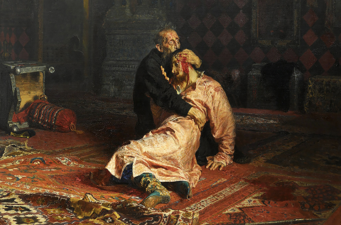 Ivan le terrible tue son fils, galerie Tretyakov - Lieux Communs, Baptiste Amann, 2024