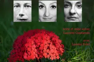 Louise Michel et deux femmes d'aujourd'hui, un flamboyant
